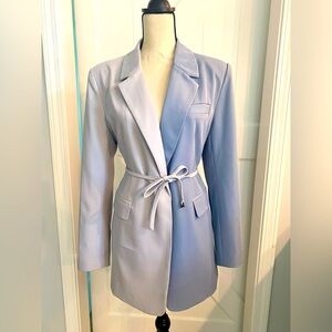 Boutique multi color blue blazer